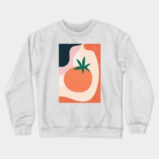 Abstract Retro Tomato Crewneck Sweatshirt